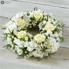 Opulent White Wreath Large